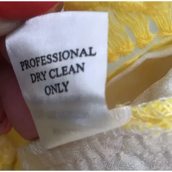 Jade Melody Tam‎ Top Womens XS Yellow Sunflower Embroidered Sleeveless Blouse - Picture 7 of 7